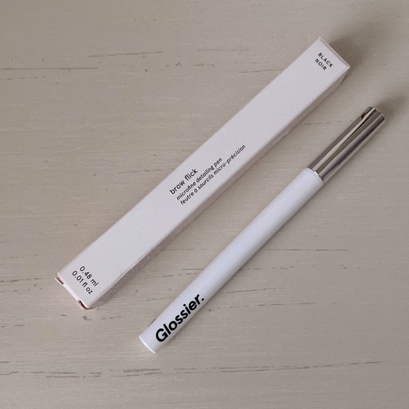 NWT Glossier Brow Flick microfine detailing pen in black - Picture 1 of 3